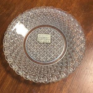 Vintage Crystal plate